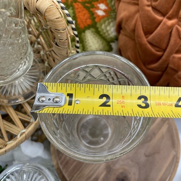 Vintage Hazel Atlas Big Top Peanut Butter Footed Ice Tea Glasses Set of 4 - Picture 5 of 7